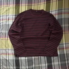 00s OLD UNIQLO ボーダー　シティーボーイ　短丈　y2k