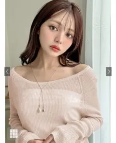 GRL シアーニットトップス [dr698]