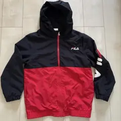 FILA ジャケット Lサイズ 黒 赤