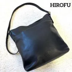 美品　HIROFU ヒロフ　ヴィータ 2Way ハンド　ショルダーバッグ シボ革のサムネイル