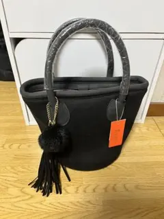 新品未使用‼️秋冬用　トートバッグ　ファーバック