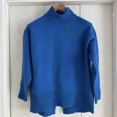 Rag Out ハイネックニット セーター 青 Lサイズ