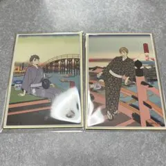 ハイキュー トレーディング ミニ色紙 排球四季景　夏ノ陣　宮侑 宮治 2点セット