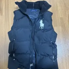 POLO RALPH LAUREN ブラック ダウンベスト XSのサムネイル