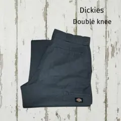 Dickies ダブルニー　ワークパンツ　チノパン　ルーズフィット　グレー