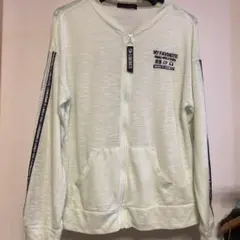 ライトグリーン ジャケット フロントジッパー　160