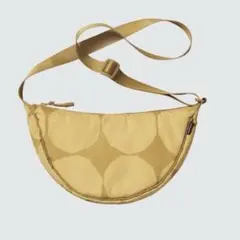 新品》ユニクロ×マリメッコ　ラウンドミニショルダーバッグ ベージュ