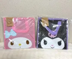 サンリオ　マイメロディ クロミ ランチトートバッグ ピンク パープル 2種セットのサムネイル