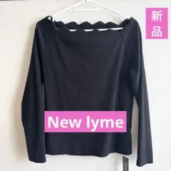 ★新品タグ付き★New lyme★ スカラップネックトップスXLサイズ★最終価格のサムネイル