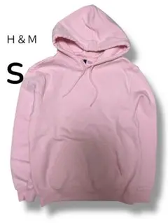 セール中！H&M DIVIDED スウェットフーディー 淡いピンク S パーカー