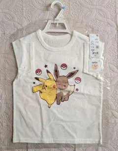 ユニクロ ポケモンUT 半袖Tシャツ 110cm ピカチュウ イーブイ ①