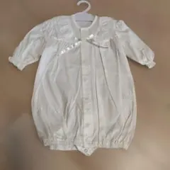 【美品】セレモニードレス ホワイト 50〜70cm　日本製