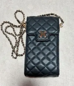 NICE CLAP スマホショルダー　ブラック