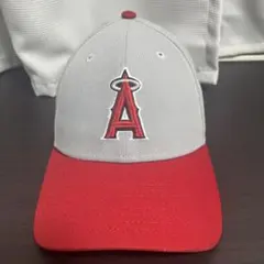 New Era エンジェルス　キャップ グレー/レッド
