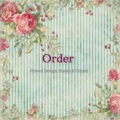 みみみ様オーダー：向日葵と薔薇のコサージュ　2点