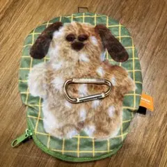 mojojojo Snugglesフリースポーチ カラビナ付き