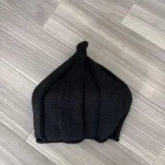 とんがりニット帽（黒）