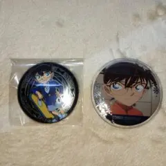 名探偵コナン　金バッジ・カバー付き缶バッジ