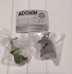 ガチャ　MOOMIN めじるしアクセサリー2 スナフキン・モラン 2つセット