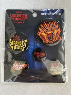 ストレンジャーシングス×3coins バッジ 5個セット