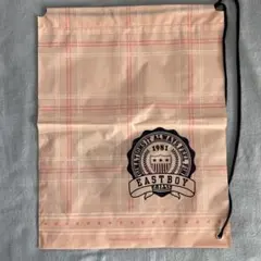 EASTBOY ピンク チェック柄 ショッパー