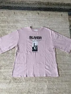 LEPSIM SLIVER ロゴプリント Tシャツ ピンク F