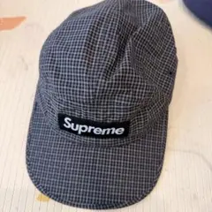 Supreme チェック柄キャップ