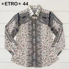 美品✨ETRO現行 シルクツイルシャツ ペイズリー 44 定価19.5万 - メルカリ