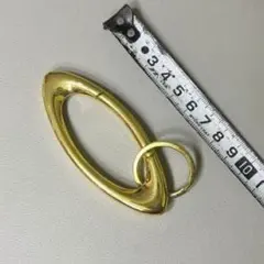 【新品】キーチェーン キーホルダー カラビナ ゴールド　金色　おしゃれ　便利