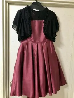 エメ　パーティードレス　オケージョンワンピ　赤　aimer anche