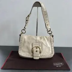 COACH Soho Flap leather Shoulder Bag y2k