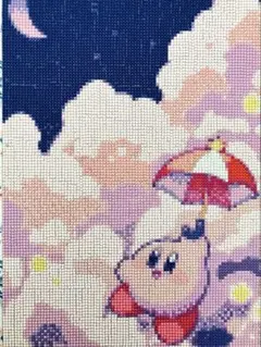 カービィ ダイヤモンドアート 完成済み