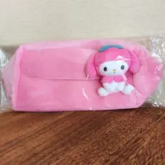 マイメロ マスコット付ティッシュBOXカバー