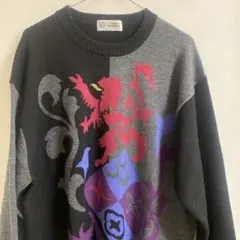 グランドモナーク ミズノ エンブレム グラフィック ニット セーター アクリル