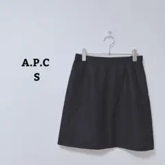 アーペーセー　スカート　ミニ丈　カジュアル　シンプル　毛100 キュプラ混　 Sのサムネイル