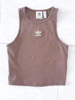 adidas アディダス リブ タンクトップ ブラウンのサムネイル