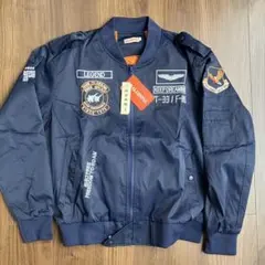 【新品】BALIJINMA MA-1ミリタリージャケット フライトジャンパー　M