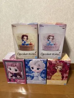 【新品未開封】Qposket ディズニー　プリンセス　5個セット