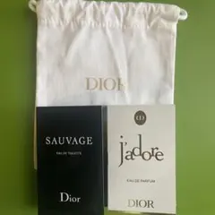 【新品未使用】Dior 香水1mlサンプルセット　巾着付き