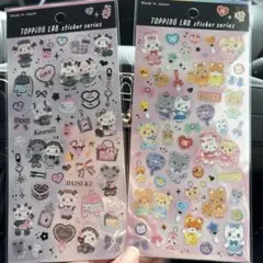 【Topping Lab 】ステッカーシリーズ 2シートセット