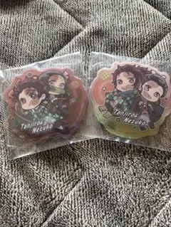 【新品未開封】炭治郎　ねずこ　鬼滅の刃　２つセット　ステッカーシール　でふぉめ