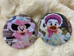 イースターワンダーランド　缶バッジ ミニー&デイジーのサムネイル