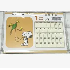 スヌーピー 卓上カレンダー 2026年 SNOOPYコンパクト/組み立型令和8年