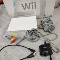 匿名配送！Wii 本体 AVケーブル HDMI変換アダプターセット