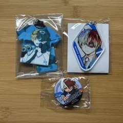 ヒロアカ　轟焦凍　アクリルキーホルダー　缶バッジ　くら寿司　Ani-Art