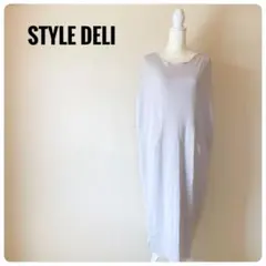 スタイルデリ　STYLEDELI ワンピース　グレー　ノースリーブのサムネイル