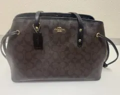 COACH ブラウン ロゴ トートバッグ