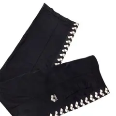 arena ロゴテープ ジャージ トラックパンツ 黒白 S メンズのサムネイル