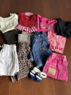 ベビー服　12点まとめ売り　80 女　夏服　半袖　BREEZE