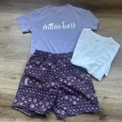 mont-bell 動物プリント Tシャツ 110cm 120㎝セット